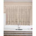 Ver imagem 1 de Cortina Cozinha Rosas 2,00 X 1,50m Renda Marrom