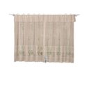 Ver imagem 3 de Cortina Cozinha Rosas 2,00 X 1,50m Renda Marrom