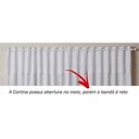 Ver imagem 5 de Cortina Cozinha Rosas 2,00 X 1,50m Renda Marrom