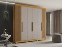 Ver imagem 6 de Guarda-roupa Casal Granada 6 Portas 6 Gavetas Salleto Cinamomo/off White