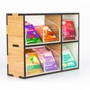 Ver imagem 1 de Porta chá 2 andares com Acrílico