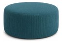Ver imagem 7 de Sofá e Puff Orgânico Virginia 300cm Sala Suede Azul-Royal