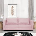 Ver imagem 2 de Sofá 2 Lugares Lisboa Suede - Doce Sonho Móveis Sofá 2 Lugares Sofás Rosa Bebê