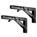 Ver imagem 5 de Suporte Mão Francesa Retrátil Branco Reforçada 35cm Dobrável