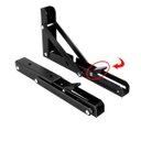 Ver imagem 6 de Suporte Mão Francesa Retrátil Branco Reforçada 35cm Dobrável