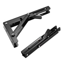 Suporte Mão Francesa Retrátil Branco Reforçada 35cm Dobrável - 1