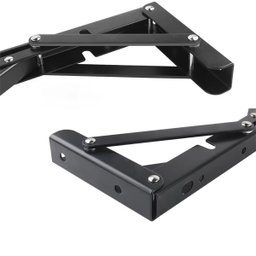 Suporte Mão Francesa Retrátil Branco Reforçada 35cm Dobrável - 4