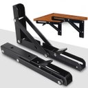 Ver imagem 3 de Suporte Mão Francesa Retrátil Branco Reforçada 35cm Dobrável