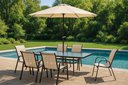 Ver imagem 2 de Conjunto Mesa, Cadeiras e Guarda-Sol Texas Mor Life