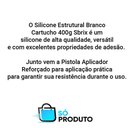 Ver imagem 3 de Silicone Estrutural Branco Cartucho 400g Sbrix C/Aplicador