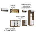 Ver imagem 5 de Armário de Cozinha Completa 330cm Rustic/Branco Stella Madesa 04