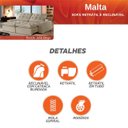 Ver mais imagens de Sofá Retrátil e Reclinável Malta 220m - Movenzo Estofados