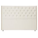 Ver imagem 6 de Cabeceira Cama Box Casal 140 Cm Flora Bouclé Off White - Nexta Casa