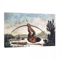 Quadro Reprodução Debret Caboclo 95x63 Moldura Interna - 1