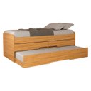 Ver imagem 1 de Cama Bibox de Solteiro com Cama Auxiliar e 2 Gavetas - Juliette - Robel Móveis Bicama de Solteiro Ro