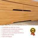 Ver imagem 2 de Cama Bibox de Solteiro com Cama Auxiliar e 2 Gavetas - Juliette - Robel Móveis Bicama de Solteiro Ro