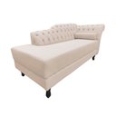 Ver imagem 4 de Recamier Decorativo Divã Styllus Lado Esquerdo Bouclé Bege