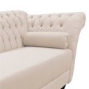 Ver imagem 3 de Recamier Decorativo Divã Styllus Lado Esquerdo Bouclé Bege