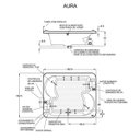 Ver imagem 3 de Banheira Hidromassagem Jacuzzi Aura Wood 1,92m x 1,66m x 55cm - 16 Jatos Branco