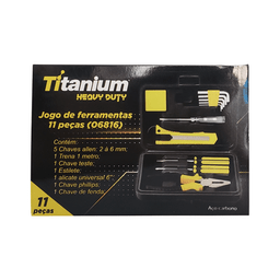 Jogo De Ferramentas Titanium 11 Peças Heavy Duty Jogo De Ferramentas 11 Peças Heavy Duty - 5