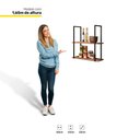 Ver imagem 3 de Kit 2 Prateleiras Industrial Multiuso com 2 Tampos Bp 15mm