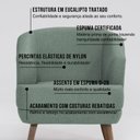 Ver mais imagens de Poltrona para Sala de Estar Pés em Madeira Tamara