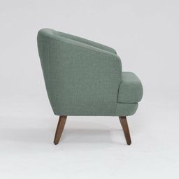 Poltrona para Sala de Estar Pés em Madeira Tamara - 4