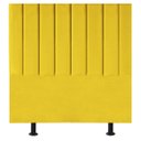 Ver imagem 1 de Cabeceira Estofada Cama Box Casal 140 Cm Laura Suede:amarelo