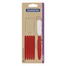 Conjunto de Espatulas Tramontina Ipanema Laminas Aço Inox e Cabos Vermelho 6 Peças - 2