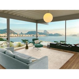 Tapete Para Sala Glamour Prata 2,00X2,90 São Carlos - 2