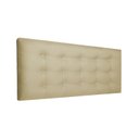 Ver imagem 1 de Cabeceira Botões Almofadada para Cama Luxo Clean Linho Rbl:solteiro Painel/bege