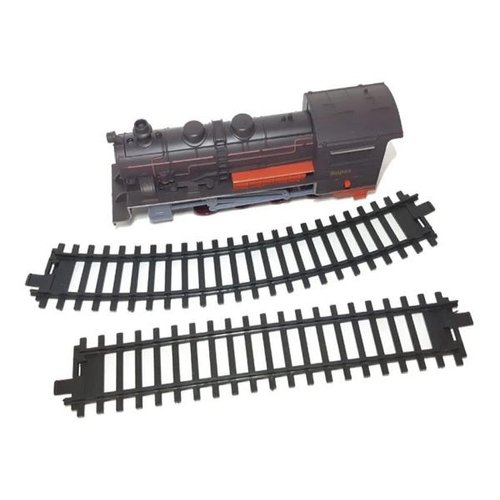 Kit Locomotiva Trilhos Vagões 1,88 Metros Trem Brinquedo