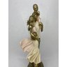 Escultura Decorativa em Resina Pai e Mãe com Filhas 28cm|luart´s Decor Espressione - 5