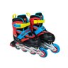 Patins Inline Turma Da Aventura 33 ao 37 Preto - Unitoys - 1