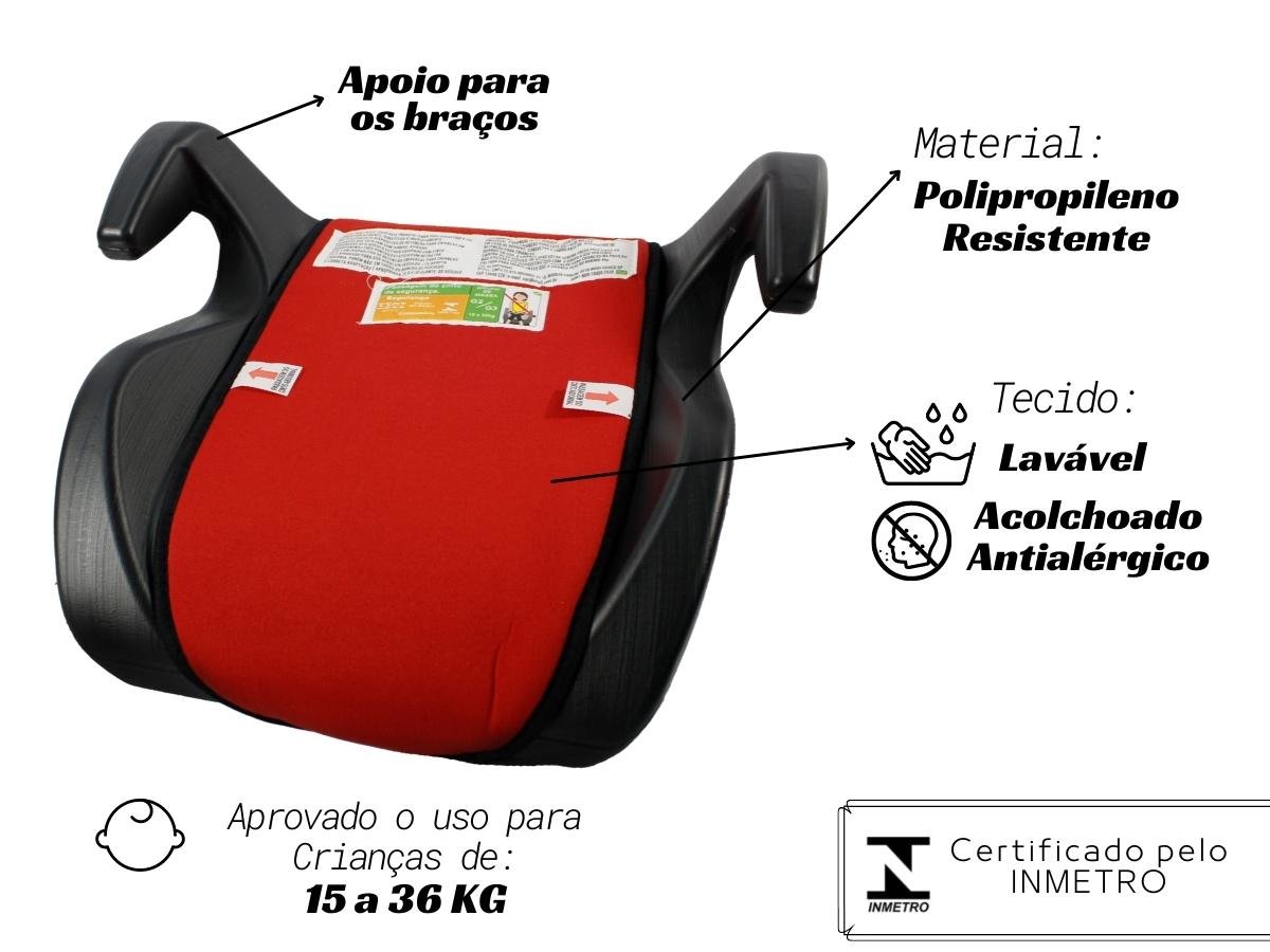 Booster G2/g3 Angelbaby Cor:vermelho - 9