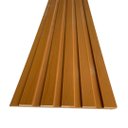 Ver imagem 2 de Painel Ripado Compacto 274x25cm Larg. 4 Unid. - Mdf - Peroba - Talatto