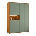 Ver imagem 2 de Armário de Quarto 6 Portas Multiuso com Prateleira