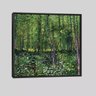 Quadro Reprodução Trees And Undergrowth 80x80 Moldura Preta - 1