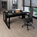 Ver imagem 1 de Plataforma 2 Pessoas 1,70m X 0,70m Pés Metal F5 Office Cor:preto