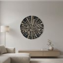 Ver imagem 2 de Quadro Redondo Decorativo a Última Santa Ceia de Jesus Mdf em 4 Camadas 40cm