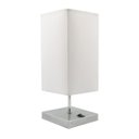 Ver imagem 4 de Kit 2 Abajur Luminaria de Mesa Quadrado com Interruptor Ref 49 Decoração Casa Sala Quarto Escritório