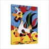 Quadro Reprodução Miró El Gallo 95x63 Moldura Interna - 1