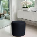 Ver imagem 1 de Puff Redondo Perse Decorativo Sala Tecido Linho