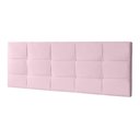 Ver imagem 1 de Cabeceira Painel Queen 1,60m Roma Suede Rosa Bebê