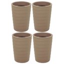 Ver imagem 1 de Kit 4 Vasos Grego 50cm Granito Areia Tramontina