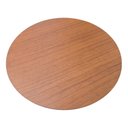 Ver imagem 6 de Mesa Lateral Raiada Ø45x56cm Preto/Amêndoa