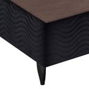Ver imagem 2 de Base Ortobom Sommier Camurça Queen Preto 158x198x23