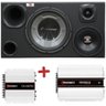 Caixa 4 Vias 12'' Pioneer TS-W3060BR + Módulos Taramps - 1