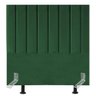 Cabeceira Estofada Cama Casal 140 Cm Luna Suede e Frame Verde - 2