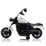 Mini Moto Elétrica Infantil Triciclo Motorizado Criança Harley-davidson - Branca - 6